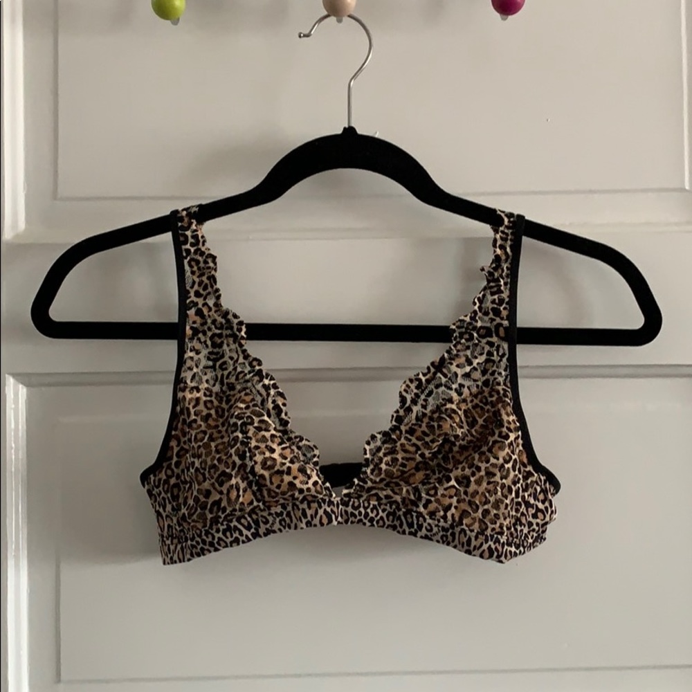 Victoria's Secret PINK bralette, leopard, Size S